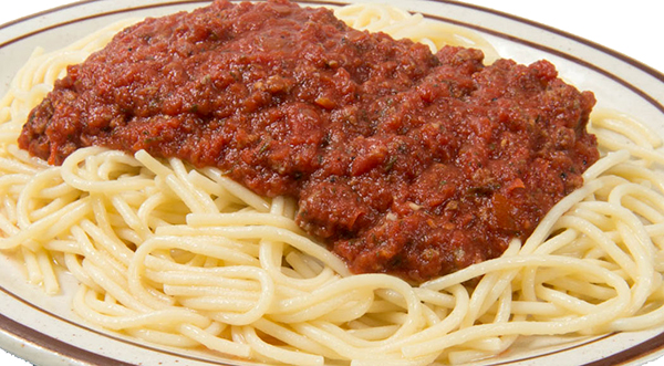 Lunch Spaghetti Meat Sauce